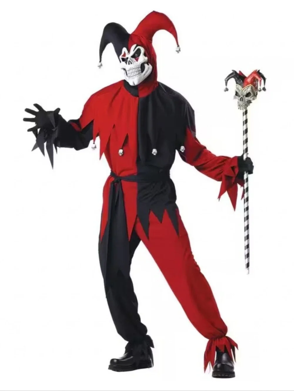California Costumes Evil Jester Adult Costumes XL